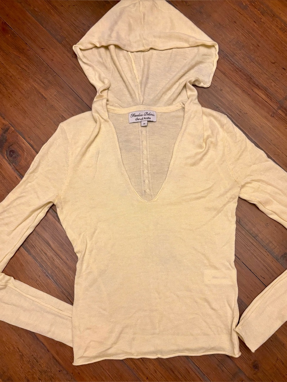 Frankie’s bikinis Sloan cloud knit hoodie